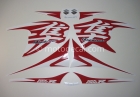 SUZUKI GSX 1300R HAYABUSA 2010 BLACK DECAL KIT